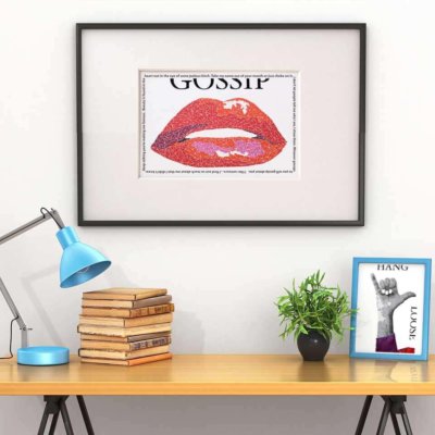 Gossip Art Print