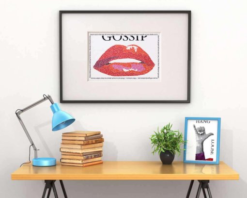 Gossip Art Print