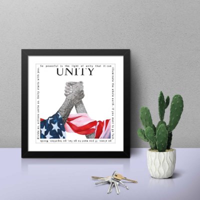 Unity Paper Art Print
