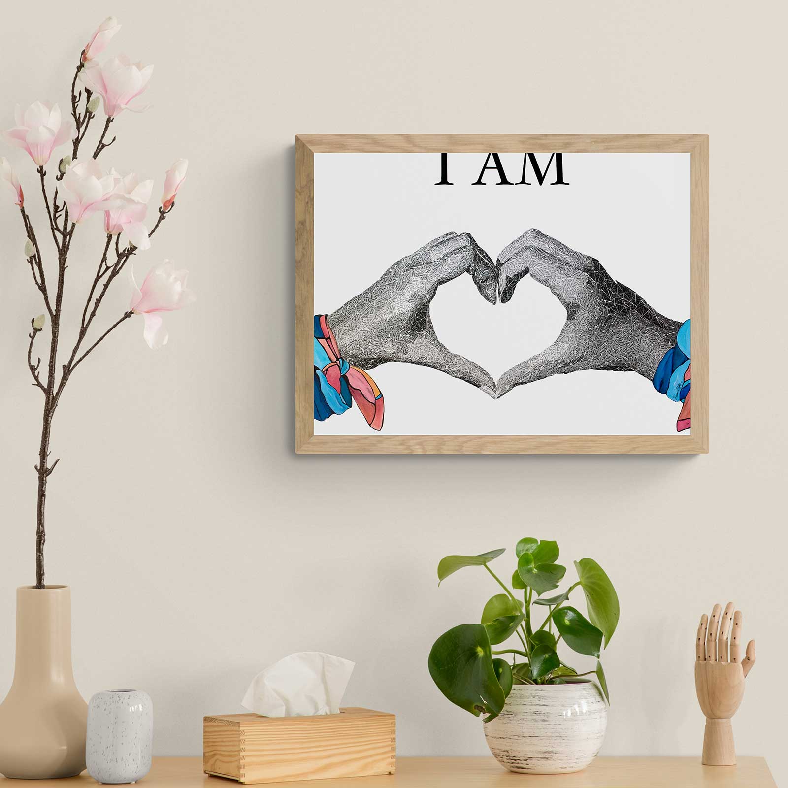 I am Love Canvas Print