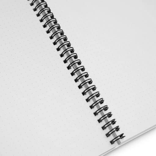 Spiral Notebook with dotted paper