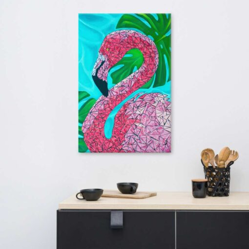Flamingo Canvas Print 24x36