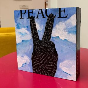 Peace Hand Symbol Artwork