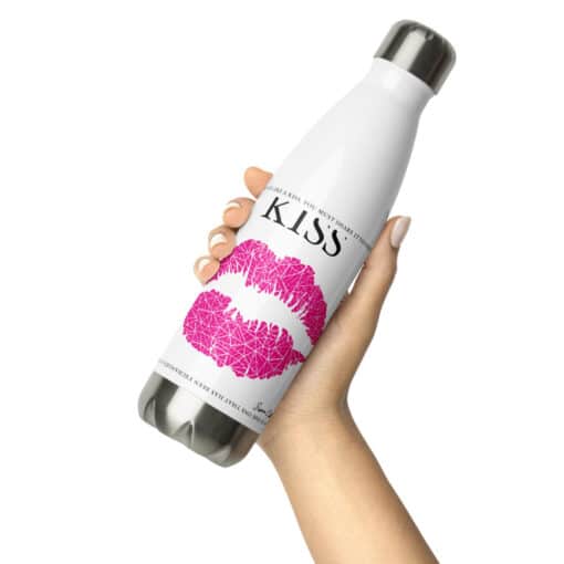 Kiss Stainless Steel Water Bottle