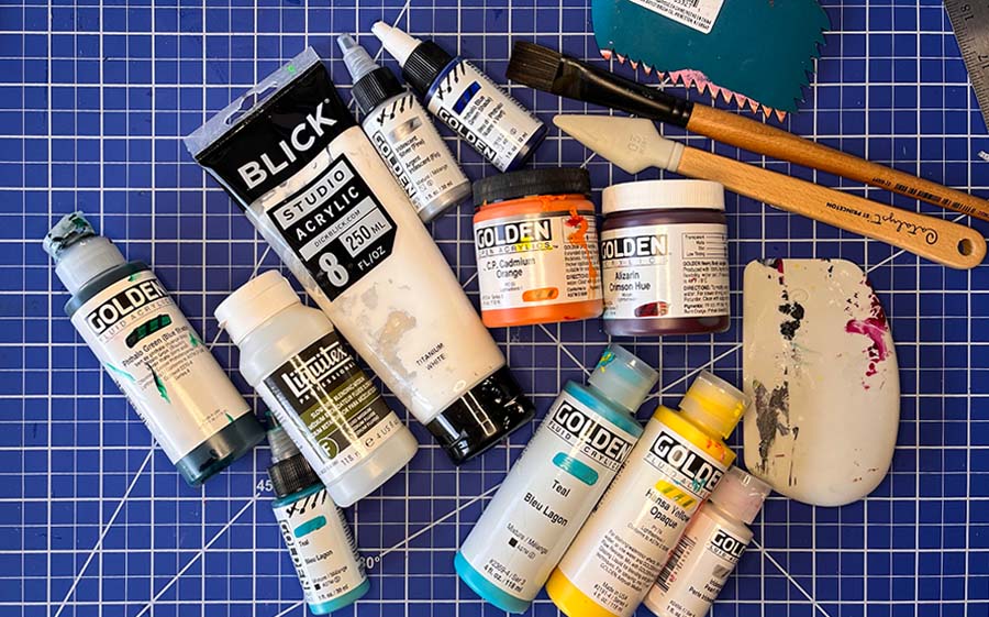 Are you considering using acrylic paints as your art medium?
