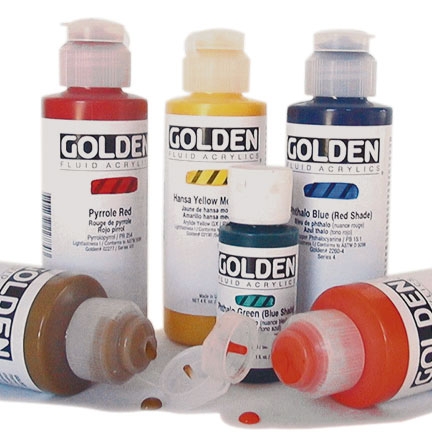 Golden Fluid Acrylic Paints