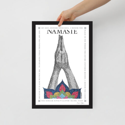 Namaste Framed Art Print