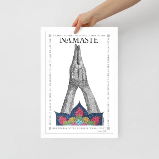 Namaste Framed Art Print