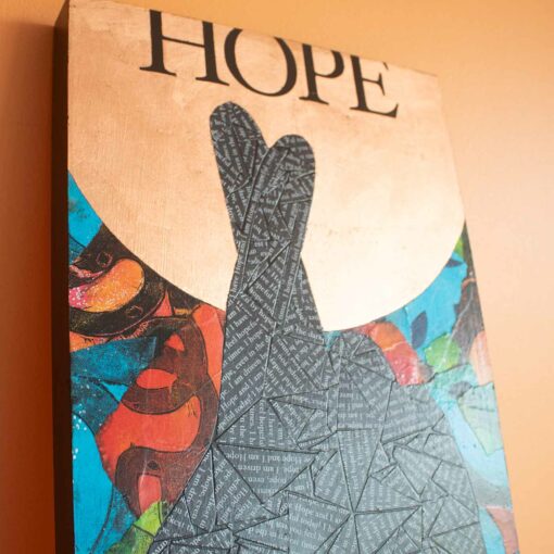 Hope Mixed Media Artwork by Artist Susan Clifton
