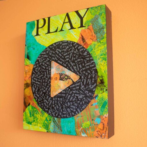 Play Collage by Artist Susan Clifton