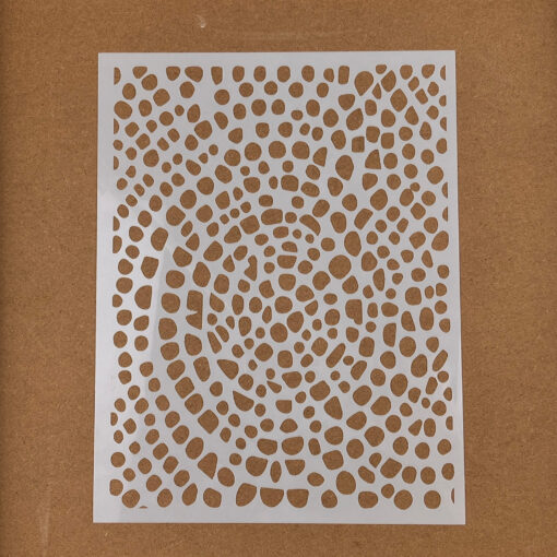 Cobblestone Stencil for Gel Printing