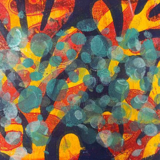 Susan Clifton Matisse Moves Stencil Set make beautiful gel prints