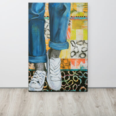 Be Yourself Original Art | Mixed Media Collage | Susan Clifton