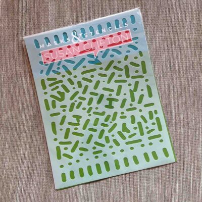 Confetti Sprinkle Stencil